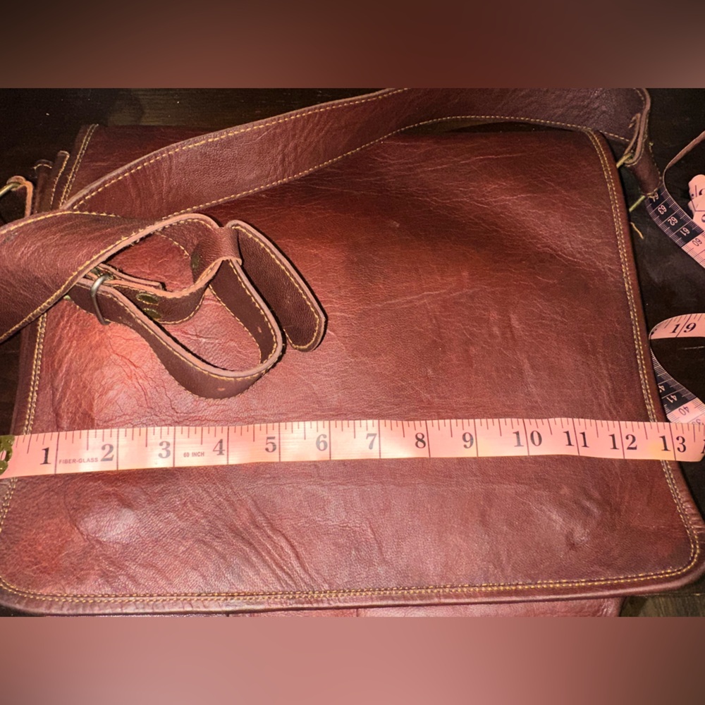 Brown Leather Men's Bag